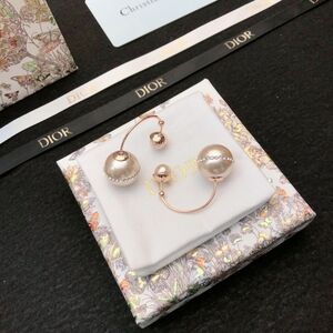 Dior stud earrings
